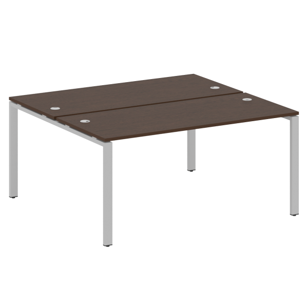 Рабочая станция Metal System Style БП.РАС-СП-2.4 1600x1475x750 (Венге Цаво/Серый металл)