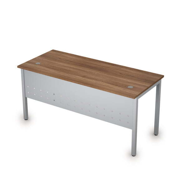 Стол письменный на металлокаркасе Стиль 2МК.104 1600x700x750 (Шамони темныйСерый)