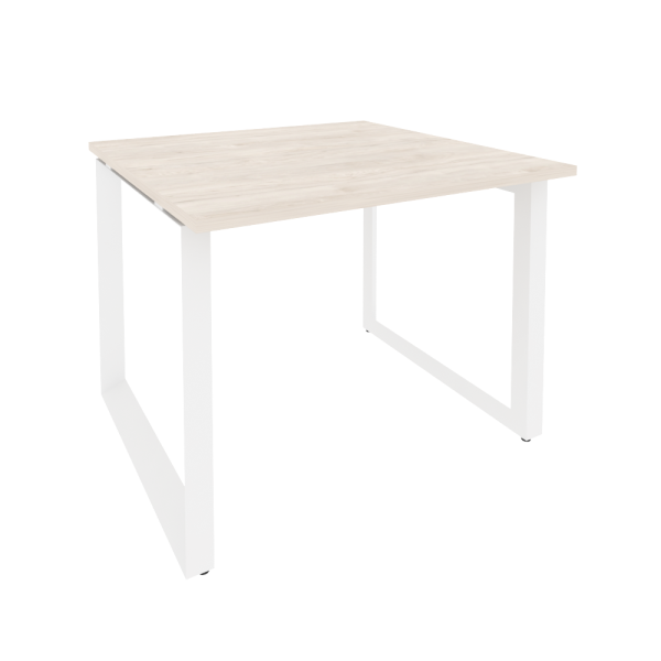 Стол переговорный Onix O.MO-PRG-1.1 980x980x750 (Денвер Светлый/Белый Металл)