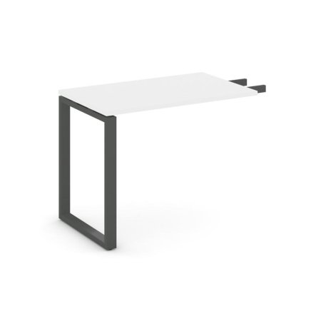 Брифинг-приставка SN-6O.BR-002 (780х600х750) (Белый/Металл Антрацит)