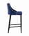 Стул полубарный Коби велюр синий (Стул полубарный Коби синий)
