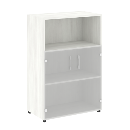 Шкаф широкий средний нужен топ LT.ST 2.2 800x450x1195 (Снежная Патина)