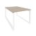 Рабочая станция на О-образном м/к Onix O.MO-D.RS-2.1.7 980x1475x750 (Тиквуд Темный/Белый Металл)