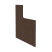 Боковина правая Л.Б Пр 741x22x1159 (Венге Цаво)