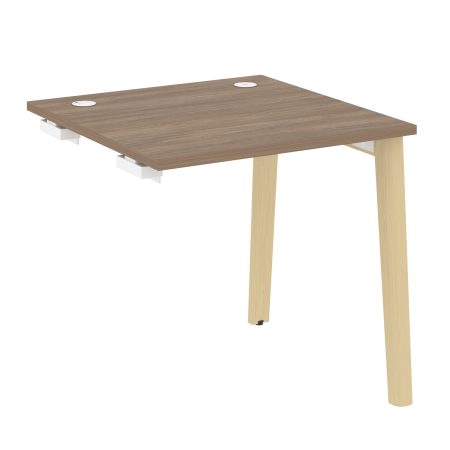 Стол-приставка к опорным элементам на деревянных опорах Onix Wood OW.SPR-0.8 780x800x750 (Дуб Аризона/Дуб Светлый)