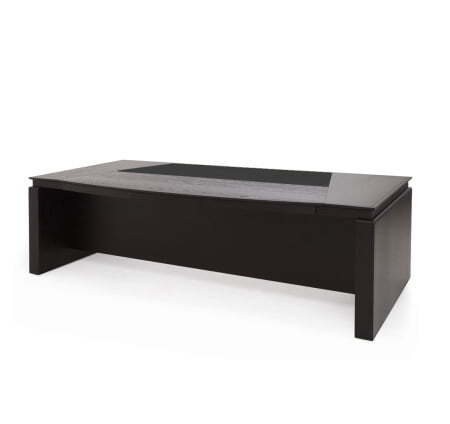 LAGO СТОЛ ПИСЬМЕННЫЙ ЗАКРУГЛ. (Дуб Ферро/Черный)