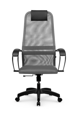 Кресло для руководителя Метта SU-B-8/подл.130/осн.001 (Светло-серый)