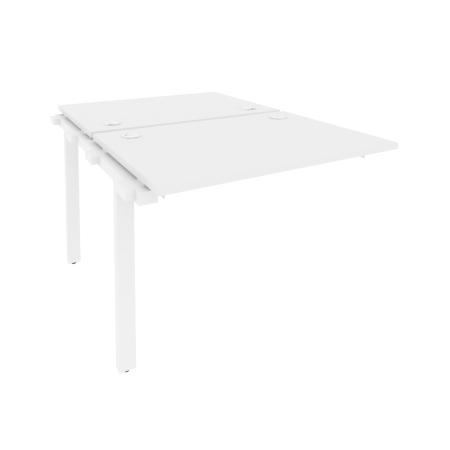 Наборный элемент рабочей станции на м/к Onix O.M-2.NRS-1.7 980x1475x750 (Белый Бриллиант/Белый Металл)