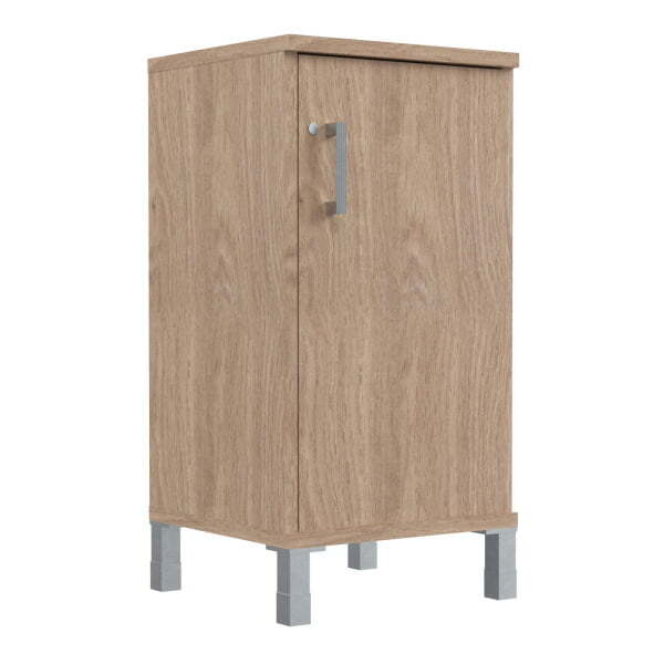 Шкаф 2 уровня, узкий , глухая дверь с замком, правая Born B 411.3RZ 475x450x920 (Дуб Девон)