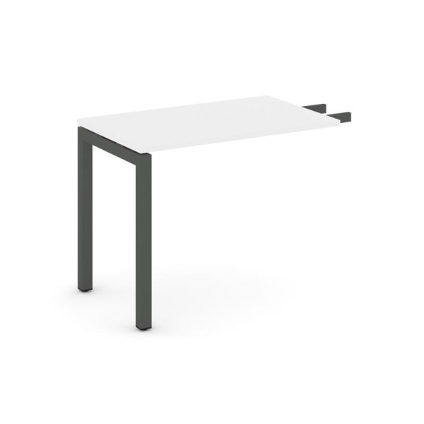 Брифинг-приставка SN-5P.BR-001 (580х600х750) (Белый/Металл Антрацит)