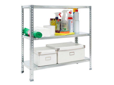 Стеллаж ES 75KD/75x30/3 оцинкованный (Серый)