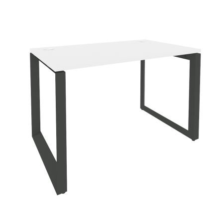 Стол рабочий на О-образном м/к Onix O.MO-SP-2.7 1180x720x750 (Белый Бриллиант/Черный металл)