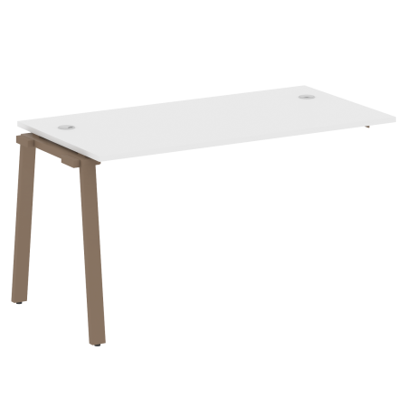 Проходной наборный элемент рабочей станции Metal System Style БА.ПРС-СП-1.3 1400x720x750 (Белый/Мокко металл)