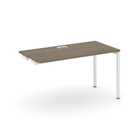 Стол-приставка к опорным элементам SN-4P.OPRS-014 (1580х700х750) (Вяз Благородный/Металл Белый)