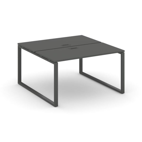 Рабочая станция 2-х сторонняя SN-6O.DRS-011 (980х1432х750) (Антрацит/Металл Антрацит)