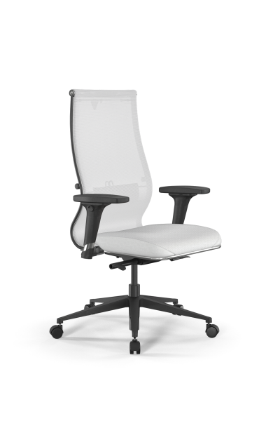 Кресло для руководителя Метта SynchroSit 10 B2-163D - T+Extra /Km00/Wm12/D02P(M24.B11.G19.W02) (Белый)