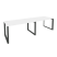 Рабочая станция на О-образном м/к Onix O.MO-RS-2.3.8 2760x800x750 (Тиквуд Темный/Белый Металл)