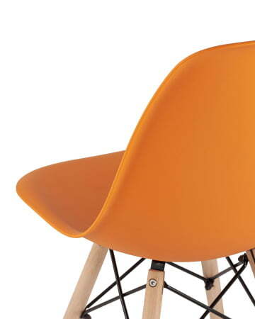 Стул Style DSW оранжевый (Стул Eames оранжевый)
