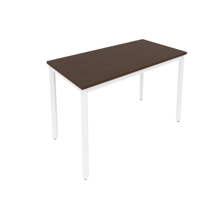 Стол письменный на металлокаркасе Slim С.СП-4.1 1180x600x750 (Венге Цаво/Белый металл)