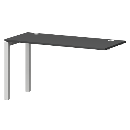 Модуль линейный на металлокаркасе Смарт СМС25-П-14К.60Э.Пр50 1400x600x750 (Графит/Белый)