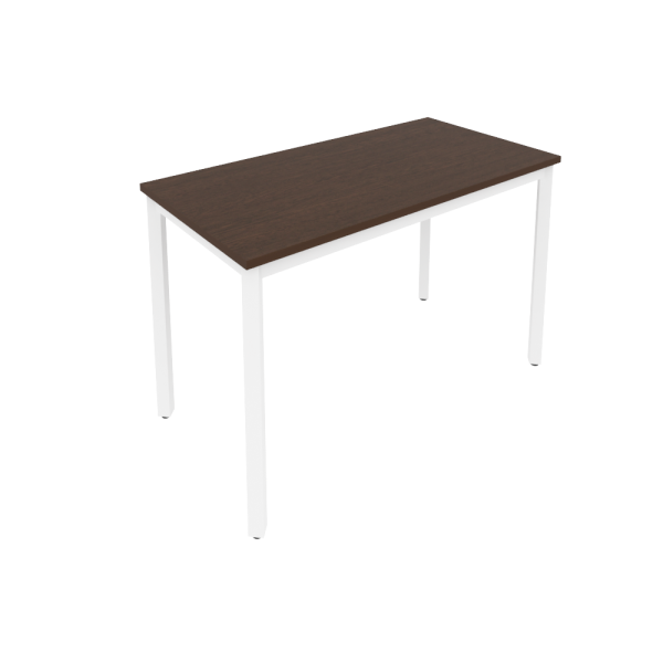 Стол письменный на металлокаркасе Slim С.СП-4.1 1180x600x750 (Венге Цаво/Белый металл)