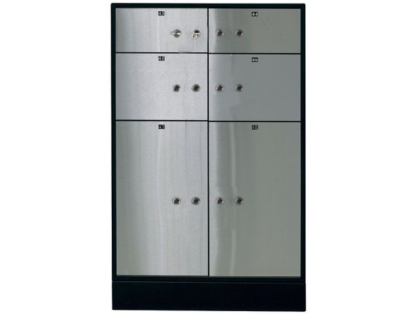 Блок депозитных ячеек VALBERG DB-6/3S.DGL (Серый/Графит)