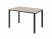 Стол на металлокаркасе одинарный Саньяна N-20 1200x750x750 (Акация МораваЧерный)