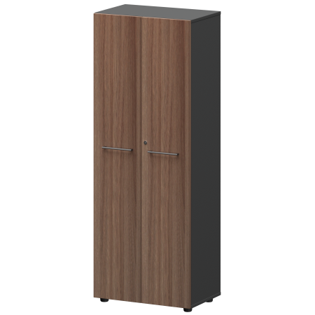 Шкаф для одежды Кортез KZS-46 598x380x1595 (Темный шимо/Графит)