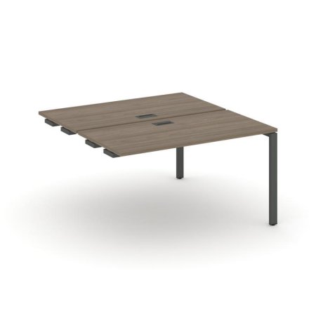 Стол-приставка к опорным элементам SN-6P.DPRS-014 (1580х1432х750) (Вяз Благородный/Металл Антрацит)