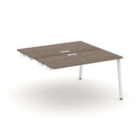 Стол-приставка к опорным элементам SN-4A.DPRS-023 (1380х1632х750) (Вяз Благородный/Металл Белый)