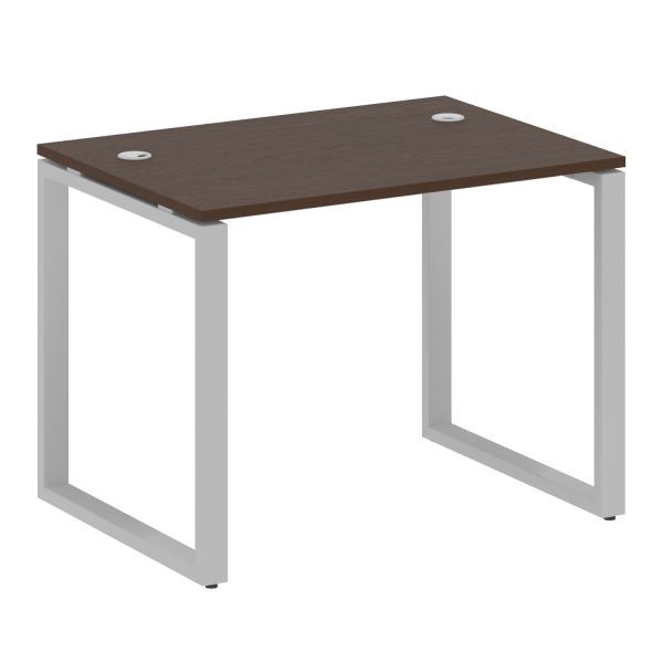 Стол письменный Metal System Style БО.СП-1 1000x720x750 (Венге Цаво/Серый металл)