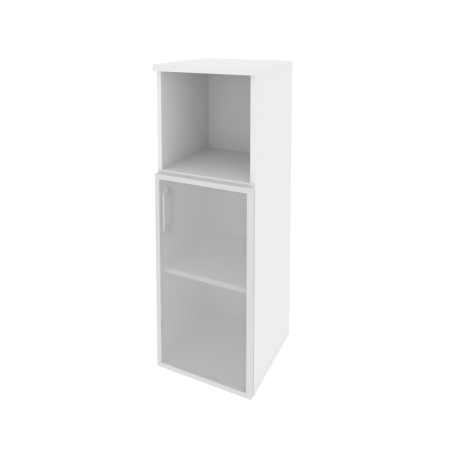 Шкаф средний узкий правый Onix O.SU-2.2RR 400x420x1207 (Белый Бриллиант)