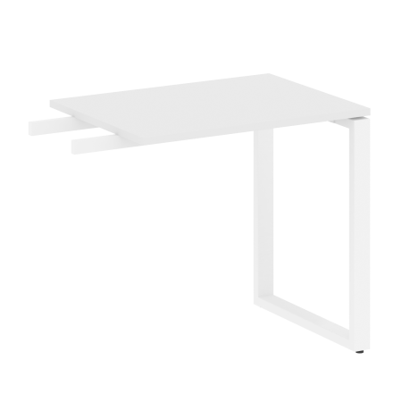Приставной элемент БО.ПР-2 800x600x750 (Белый/Белый металл)