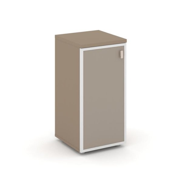 Шкаф низкий узкий левый ES.SU-3.2R (L) I (400х420х823) (Латте/Лакобель umbra)