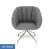 ALMA SOFT Кресло для посетителей 5-луч. (Серый)