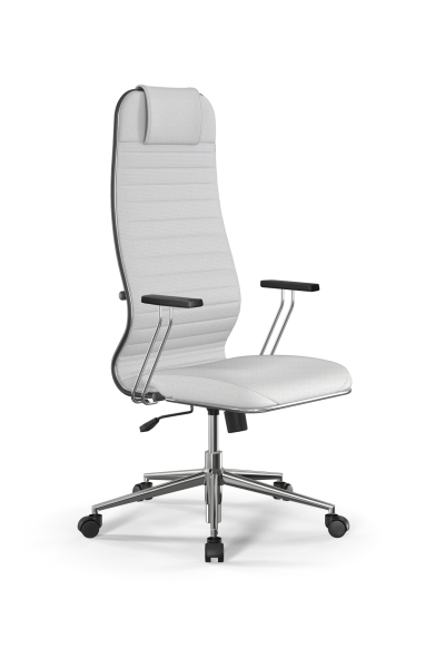 Кресло для руководителя Метта Sit 10 B1-117T - Extra /Um02/Wm12/T1bp-c(M09.B23.G18.W01) (Белый)