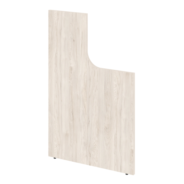 Стойка боковина завершающая высокая с вырезом правая Onix О.R-SVVR 766x25x1187 (Денвер Светлый)