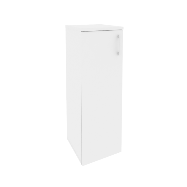 Шкаф средний узкий левый Onix O.SU-2.3L 400x420x1207 (Белый Бриллиант)