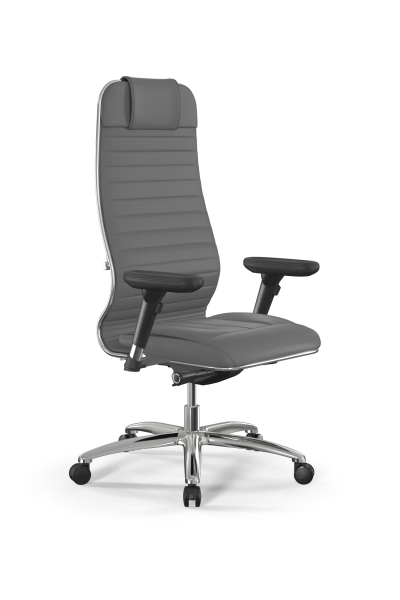 Кресло для руководителя Метта Samurai L1-4D - Infinity /Uc02/Wm06/D13P(M26.B31.G20.W03) (Серый)
