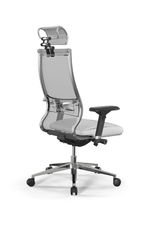 Кресло для руководителя Метта Samurai L2-6D - TS+Infinity /Kc00/Wm06/D04P/H2cL-3D(M26.B32.G25.W03) (Белый)