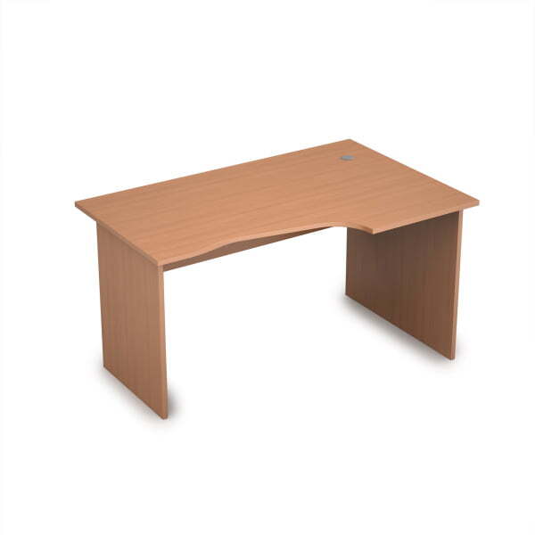 2С.023 Стол криволинейн.прав. 1400x900x750 (Бук)