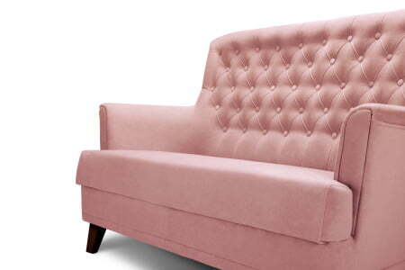 Диван 2-местный Caprize (1620x790x1000) Пудровый (Пудровый)