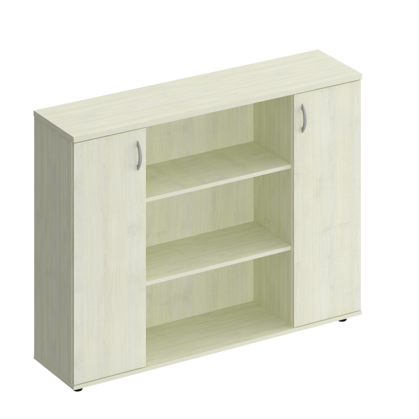 Шкаф комбинированный средний Комфорт КФ К.529 1540x380x1156 (Дуб шамони светлый)