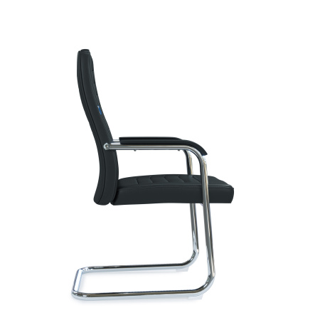 AL 751 V Кресло посетителя, экокожа (Черный)