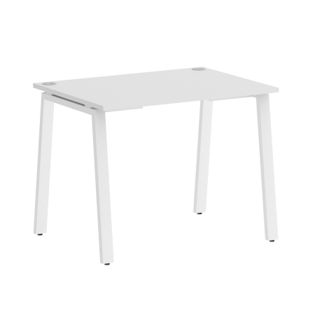 Стол письменный VR.SP-3-98.A 980х720х720 (Белый/Белый Металл)