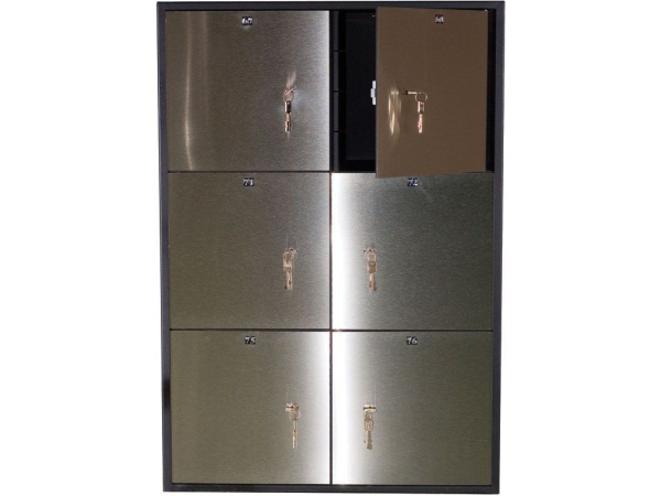 Блок депозитных ячеек VALBERG DB-6S (Серый/Графит)