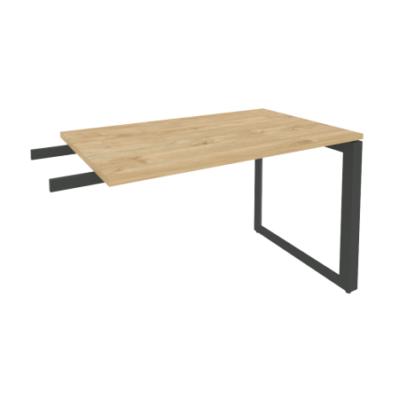 Брифинг-приставка на О-образном м/к Onix O.MO-BR-11 1180x720x750 (Тиквуд Светлый/Черный металл)