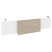 Царга стола руководителя Onix O.M-CSR-6 1740x450x54 (Дуб Аттик/Белый)