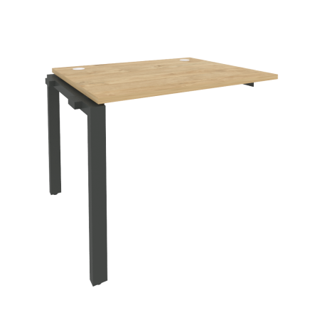 Наборный элемент рабочей станции на П-образном м/к Onix O.MP-1.NRS-1.8 980x800x750 (Тиквуд Светлый/Черный металл)