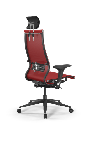 Кресло для руководителя Метта SynchroSit 10 B2-107D - T /Km00/Nb00/D02P/H3mL-2D(M23.B11.G19.W02) (Красный)